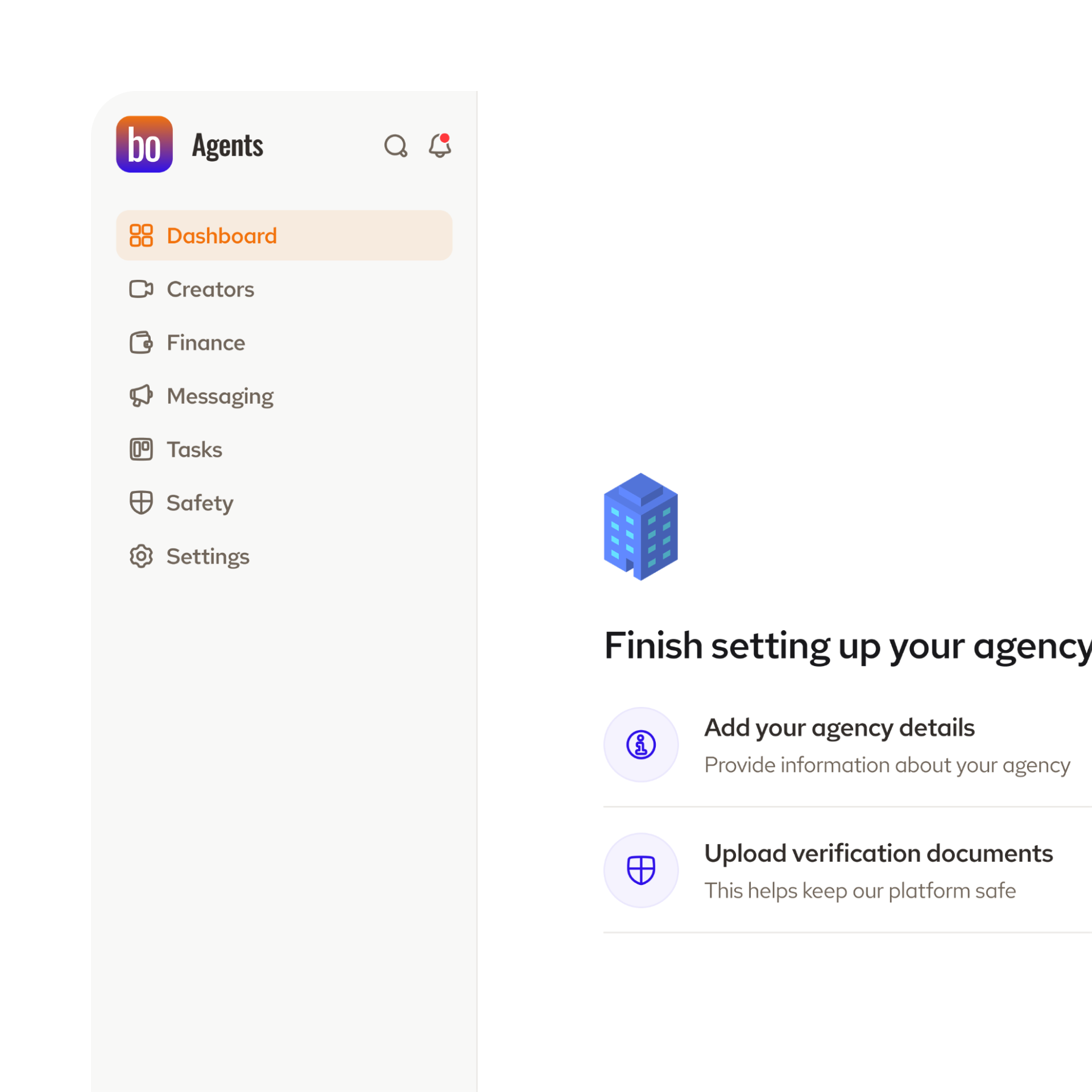 Agent Dashboard